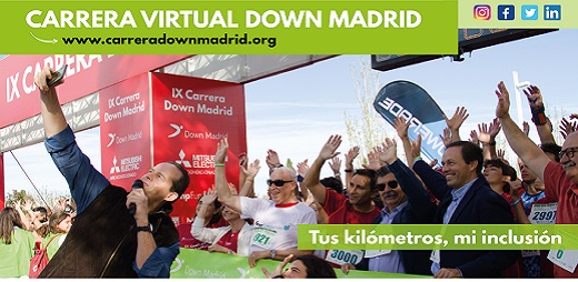 Down Madrid anima a la ciudadanía a “moverse” por la inclusión de las personas con discapacidad intelectual participando en su X Carrera Solidaria